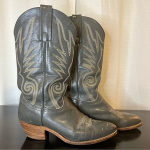 Vintage 80s Frye Western Cowgirl Boots Size 8.5